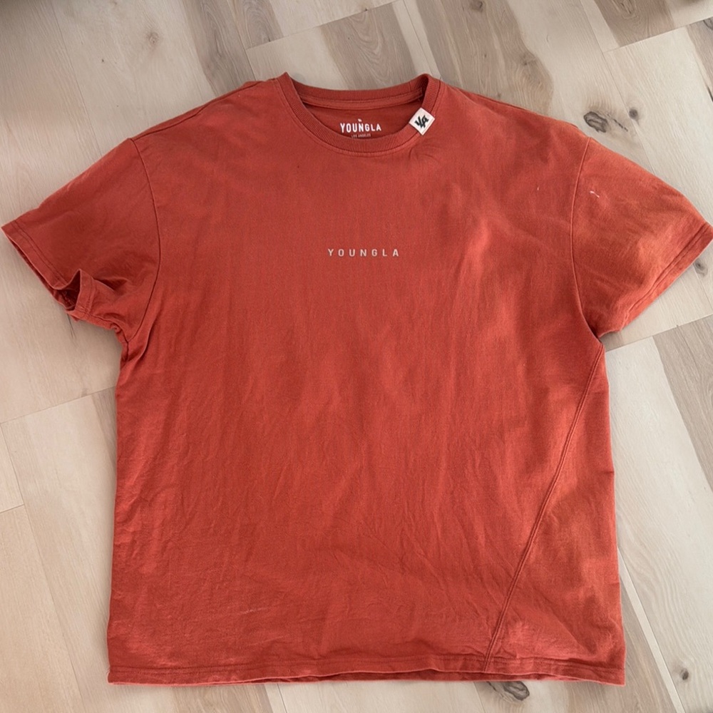 YoungLA Men's Red T-Shirt